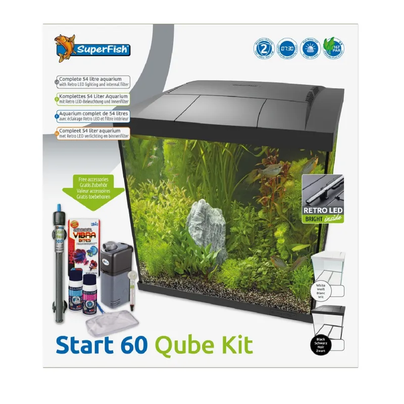 Superfish Start Qube kit| Start 60 Qube Kit Zwart
