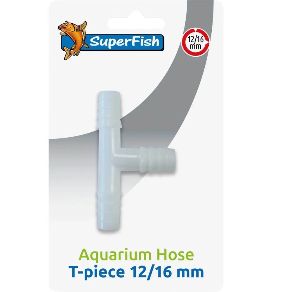 Superfish Aquariumslang T-stuk 12/16mm