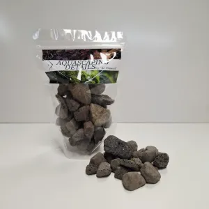 Black Lava Pebble 300 gram