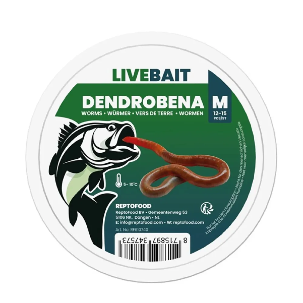 Wormen - Dendrobena M 12-15 stuks