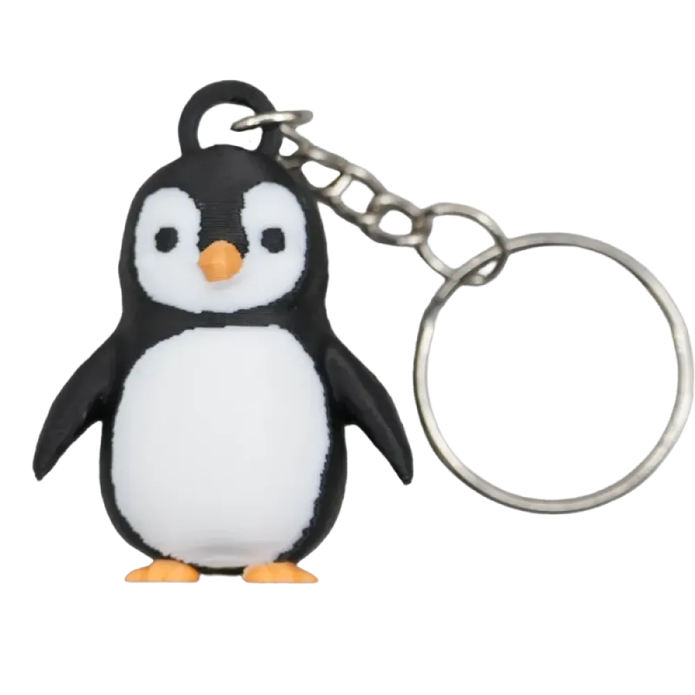 3D sleutelhanger Pinguin