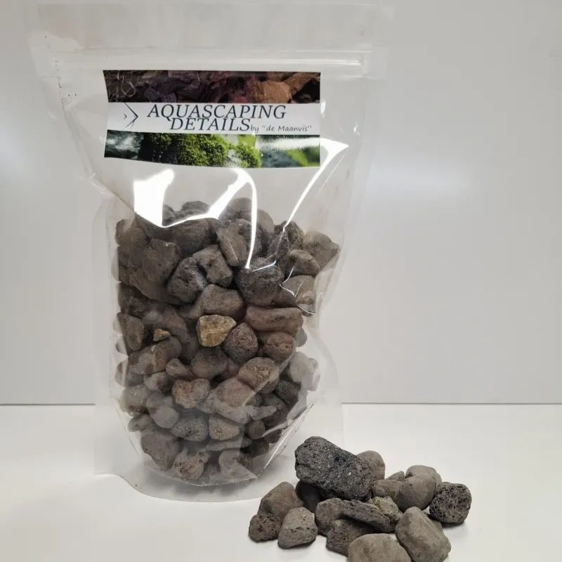 Black Lava Pebble 750 gram