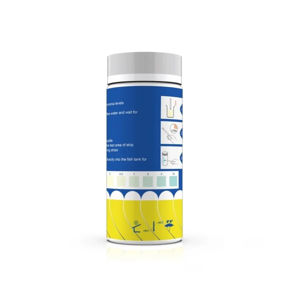 Ammonia test strips