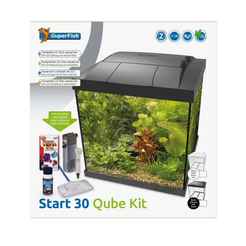 Superfish Start Qube kit| Start 30 Qube Kit Zwart