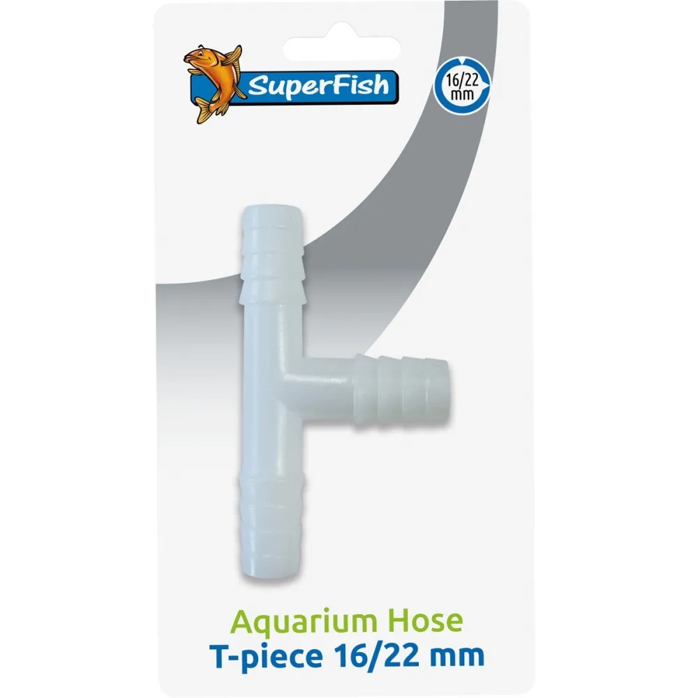 Superfish Aquariumslang T-stuk 16/22mm