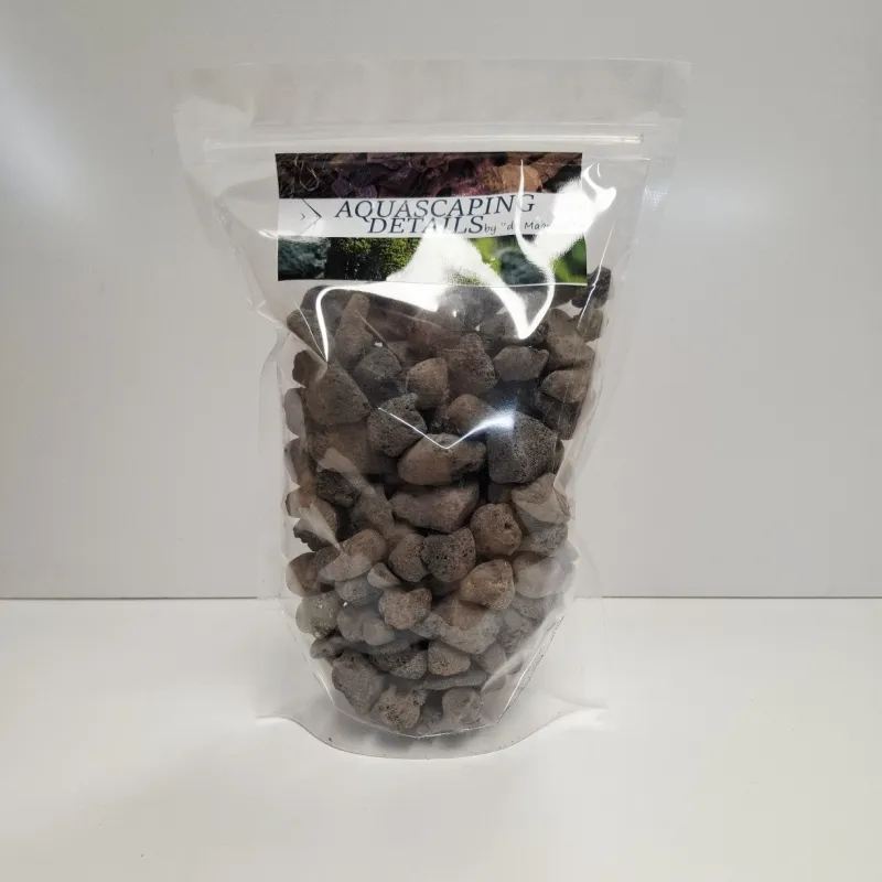 Black Lava Pebble 750 gram