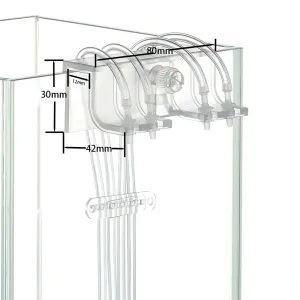 Chihiros Dosing Tube Holder Set met U houder
